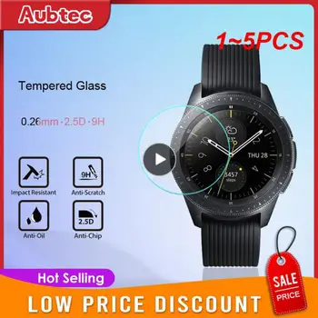 1 ~ 5ШТ 3/1 опаковка 9H Защитни фолиа, изработени от закалено стъкло за Samsung Galaxy Watch 46 мм 42 мм Защита на екрана от надраскване, Защитно Стъкло