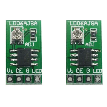 2X Led драйвер за постоянен ток 3,3 3,7 5 В 30-1500МА, Модул с регулируем Ток, Такса за управление на PWM за USB 18650 Li-Ion
