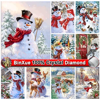 BinXue Коледен Снежен човек, Ръчно изработени 