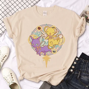 cardcaptor Sakura, Magic Girl тениска дамска лятна Y2K забавни тениски за момичета дизайнерски забавно облекло