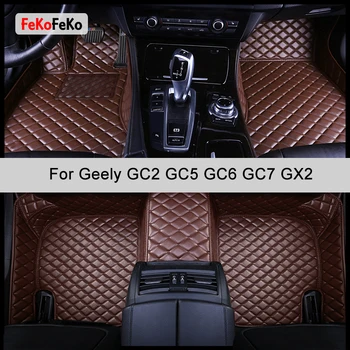 FeKoFeKo Потребителски Автомобилни Постелки За Geely GC2 GC5 GC6 GC7 GX2 GX7 SC3 SC5 SC6 SX7 Vision автоаксесоари Килим За Краката