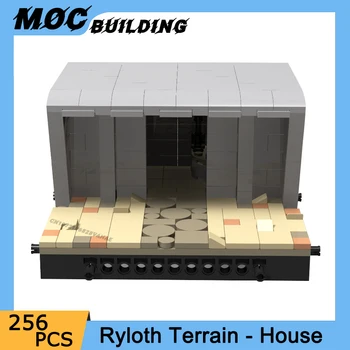 MOC Movie Star Ryloth Terrain House Scene Model Строителни блокове САМ Assembly Street View Тухли Идеи Играчки Пъзели Подаръци за деца