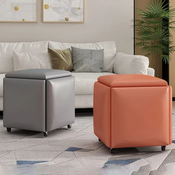 Nordic Мек Стол за Дивана 5 В 1, Творчески Дом Разход на Сгъваем Стол с Куб на Рубик, Многофункционални столове за всекидневна, мебели
