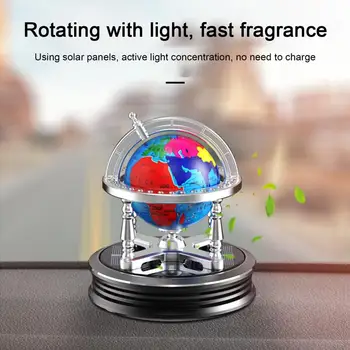 Авто Ароматерапевтични слънчев пречистване на въздуха без батерия Авто ароматерапевтични глобус на Еко-Слънчев авто глобус ароматерапевтические парфюм за въздух
