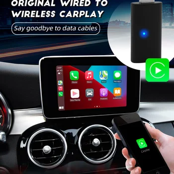 Автомобилна Мини-блок за изкуствен Интелект, За Безжичен адаптер Carplay 5 Ghz Безжичен Адаптер CarPlay Dongle Кабелна CarPlay За Безжични резервни Части CarPlay Atuo