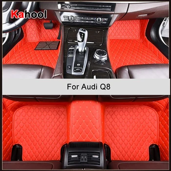 Автомобилни постелки KAHOOL по поръчка за Audi Q8, автоаксесоари, килим за краката