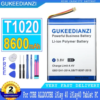 Батерия GUKEEDIANZI T1020 капацитет 8600 mah за tablet PC CUBE ALLDOCUBE iPlay40 iPlay 40 Голяма мощност Bateria