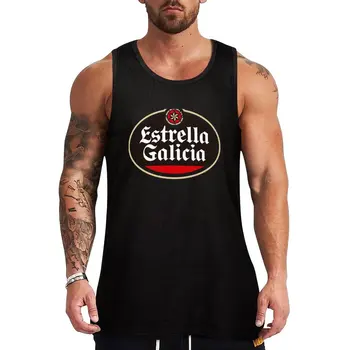 Бира Estrella Galicia, Испания, Класически тениска, риза, дрехи за фитнес зала, мъжка тениска, за мъже нови блузи и тениски, мъжки дрехи за фитнес