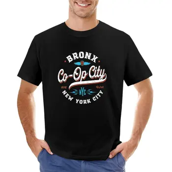 Бронкс, Ню Йорк, кооперативен град, тениска, потник, забавна тениска, тениска с къс ръкав, мъжки