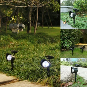Водоустойчива IP65 Слънчев открит светлина, Слънчеви прожектори за украса на градината, Слънчева светлина, Открит пейзаж led светлина за косене на трева
