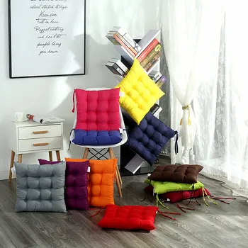 Възглавница за стол, монофонични противоскользящий износоустойчива дишаща нескользящий калъф за мека мебел, възглавници за сядане, украса за дома