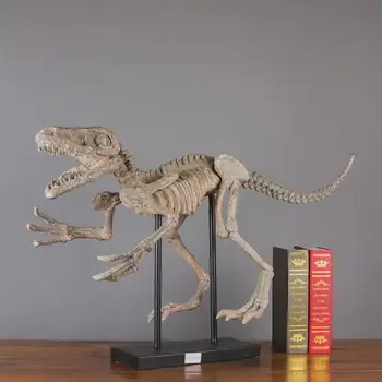 Голямо украса пол скелет на динозавър археологически музей витрини имитации на декоративни подпори изделия от смола