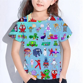 Детска тениска Garten of Banban тениска За момчета и Момичета, Лятна Ежедневни тениска, Красиви блузи, тениски с къс ръкав, Градинска Детски дрехи