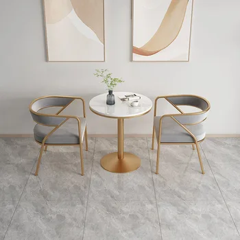 Дизайнерски Столове за дневна Индивидуални Удобни Дизайнерски Скандинавските Луксозни Кадифени Фотьойли За хол Sedie Cucina Мебели за дома MQ50KT