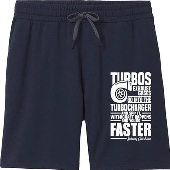 Ежедневни панталони с принтом за почивка Turbocharger Jeremy Clarkson Grand Tour, Мъжки подарък за Него, къси Панталони с принтом за мъже, Мъжки къси Панталони