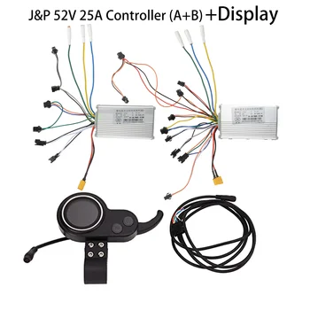 Електрически скутер JP 52V 60V 25A с бесщеточным контролер за постоянен ток, комплект за показване на уреди, комплект за резервни части E Scuter Trotinette