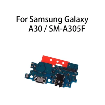 За Samsung Galaxy A30 SM-A305F, USB докинг станция за зареждане конектор за свързване на пристанището, Такса за зареждане, гъвкав кабел