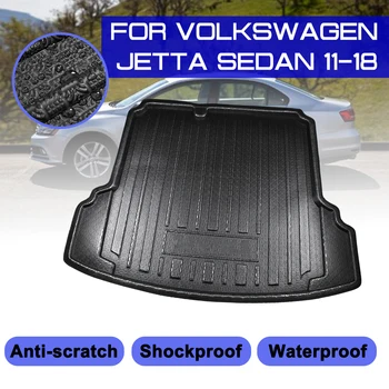 За Volkswagen Jetta Седан 2011-2018 Автомобил на Черга, Килим, Защита на задния багажник От кал