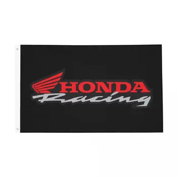 Знамена състезания Honda, устойчиви на избледняване, банер за моторните състезания, 2 люверса, подвесное украса, 3x5 фута