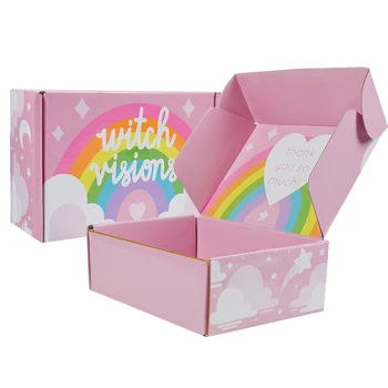 индивидуален дизайн на Едро за луксозни гурме подаръци на дървесина розова опаковка кутия за доставка с розови принтом