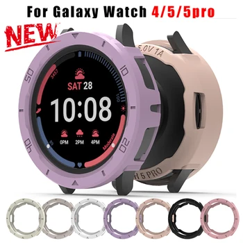 Калъф за часа на Samsung Galaxy Watch 4 5 44 мм 40 мм и Защитно покритие силикон броня от TPU Galaxy Watch 5 Pro 45 мм Аксесоари