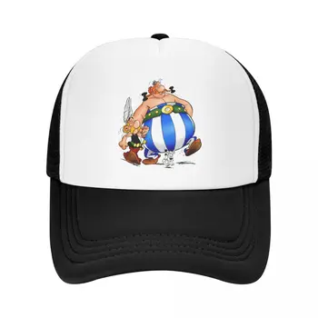 Класическата бейзболна Шапка от аниме Asterixs Obelix Idefix За Мъже И Жени, Регулируем Шапка на шофьор на камион, Защита от Слънцето