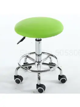 Модерен бар стол, прост стол, въртящ се стол, работно бюро за салон за красота, на малък стол, офис стол