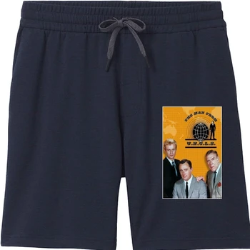 Мъжки къси Панталони Нови памучни шорти Унисекс за възрастни от 1960, телевизионно шоу The Man From UNCLE Шорти
