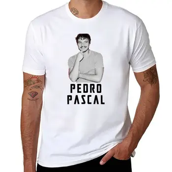 Нова художествена риза в стил Педро Паскал, изработени по поръчка, забавни тениски, тениски оверсайз, тениски с графични тройниками, мъжки високи тениски