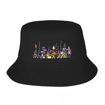 Нова цветна шапка-кофа с диви цветя на полето, термозащитный козирка за рожден ден, облекло за голф, Нова шапка шапка, мъжки и дамски