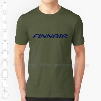 Облекло Унисекс с Логото на Finnair 2023, Градинска облекло тениска с логото на марката, Графична тениска