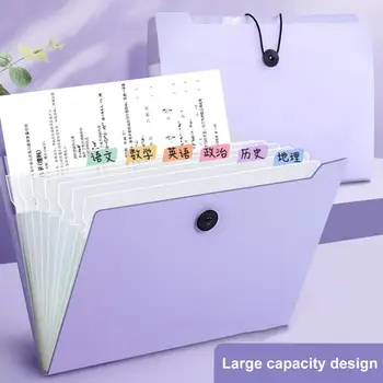 Органайзер за файлове Моранди Color Organ Folder Преносим Магазин за Разглеждане на хартия, Полезен Настолен Органайзер за файлове с формат А4 250 Листа