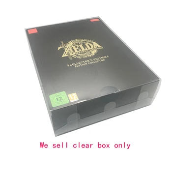 Прозрачна кутия за превключвател NS за The Legend of Zelda: Tears of the Kingdom Колекционерско издание Дисплей Прозрачна кутия за Носене