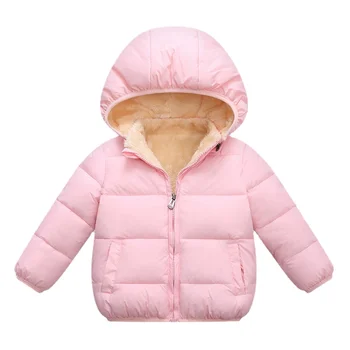 Руска Детска определяне на горно облекло за деца 18 ч-6 години, зимни дрехи, Парк с памучна подплата, за момчета и момичета, изолирана топло яке