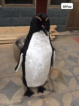 средната нова симулация модел пингвин от пластмаса и изкуствена кожа, голяма играчка във формата на пингвин в реалния живот, подарък от около 85 см xf0734