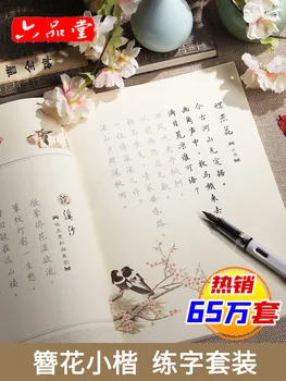 Стикер с калиграфия Zanhua Xiaokai за студенти, дръжка Qingxiu, нормален шрифт