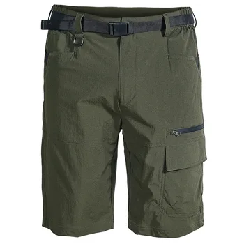 Стрейчевые, бързо съхнещи мъжки къси панталони Големи размери, Летни спортни шорти-карго с множество джобове за разходки, Ежедневни мъжки панталони за риболов
