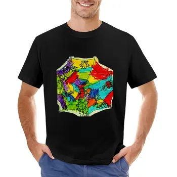 Тениска с паяжини, облекла в стил хипи, тениски за мъже голям и висок растеж