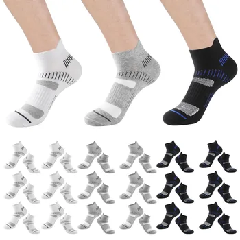 Чорапи Мъжки чорапи, Тънки Летни памучни чорапи, абсорбиращи потта и миризмата, чорапи за джогинг и термоноски за мъжете, дълги чорапи за жени